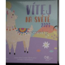 Sada oběžných mincí ČR 2025 Narození dítěte